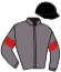 casaque portée par Charron J. jockey du cheval de course JOLIDEE, information pmu ZETURF
