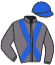 casaque portée par Zuliani A. jockey du cheval de course NIKKI FLIGHT, information pmu ZETURF