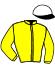 casaque portée par Mescam D. jockey du cheval de course BAJI KOEN BORGET, information pmu ZETURF