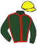 casaque portée par Lestrade B. jockey du cheval de course KADIJA, information pmu ZETURF