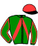 casaque portée par Auvray M. jockey du cheval de course GWENN HA DU CROZON (FR), information pmu ZETURF