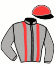 casaque portée par Ozenne J. jockey du cheval de course GENTLEMEN GOLFEUR (FR), information pmu ZETURF