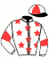 casaque portée par Grasset M. jockey du cheval de course GIRL ELEVEN, information pmu ZETURF