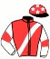 casaque portée par Herbeau E. jockey du cheval de course FIUMORBO, information pmu ZETURF