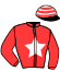 casaque portée par Vigouroux Y. jockey du cheval de course EROS VICTORY (FR), information pmu ZETURF