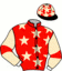 casaque portée par Yvon M. jockey du cheval de course EOLE DE NEUVY (FR), information pmu ZETURF