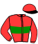 casaque portée par Yvon M. jockey du cheval de course GABOR DE TOUCHYVON, information pmu ZETURF