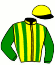 casaque portée par Bazire J. M. jockey du cheval de course GELA DE BELLOUET (FR), information pmu ZETURF