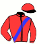 casaque portée par Olicard B. jockey du cheval de course GOODMORNING CHARLY (FR), information pmu ZETURF