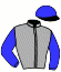 casaque portée par Henry Mlle N. jockey du cheval de course BILOOKA DU BOSCAIL, information pmu ZETURF