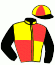 casaque portée par Abrivard A. jockey du cheval de course IT'S VERY GOOD, information pmu ZETURF
