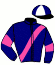 casaque portée par Mlle Leyssenne A. jockey du cheval de course GALIDORE DES BOIS, information pmu ZETURF