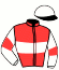 casaque portée par Clozier Cha. jockey du cheval de course FAN D'USSEDA, information pmu ZETURF