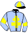 casaque portée par Bordenave J. jockey du cheval de course FUNNY GUY, information pmu ZETURF