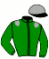 casaque portée par Lacombe Y. jockey du cheval de course ICARE DU BERYL, information pmu ZETURF
