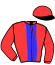 casaque portée par Cabos V. jockey du cheval de course GENERAL D'AMOUR, information pmu ZETURF