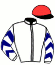 casaque portée par Fleury Q. jockey du cheval de course GENTLEMAN DE LARRE, information pmu ZETURF