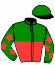 casaque portée par Goncet R. jockey du cheval de course FEERIE DE L'ISOP, information pmu ZETURF