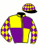 casaque portée par Audebert E. jockey du cheval de course JOYAU WINNER, information pmu ZETURF