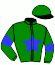 casaque portée par Martiniere G. jockey du cheval de course HELIOS DES LANDES, information pmu ZETURF