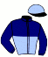 casaque portée par Solignac G. jockey du cheval de course FANNY DU PLATEAU, information pmu ZETURF