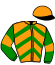 casaque portée par Delpech F. jockey du cheval de course HART DE ROUAISSE, information pmu ZETURF