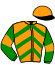 casaque portée par Delpech F. jockey du cheval de course HART DE ROUAISSE, information pmu ZETURF casaque portée par Delpech F. jockey du cheval de course HART DE ROUAISSE, information pmu ZETURF