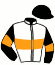 casaque portée par Clozier Eti. jockey du cheval de course L'ENVOLEE, information pmu ZETURF casaque portée par Clozier Eti. jockey du cheval de course L'ENVOLEE, information pmu ZETURF