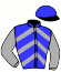casaque portée par Dal Grande Enz. jockey du cheval de course GORLANDO STEED, information pmu ZETURF casaque portée par Dal Grande Enz. jockey du cheval de course GORLANDO STEED, information pmu ZETURF