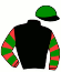casaque portée par Criado M. jockey du cheval de course KOUBA BLUE, information pmu ZETURF