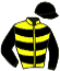 casaque portée par Cabos V. jockey du cheval de course IKAKOU, information pmu ZETURF casaque portée par Cabos V. jockey du cheval de course IKAKOU, information pmu ZETURF