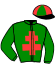 casaque portée par Corbineau F. jockey du cheval de course FUN DE BANVILLE, information pmu ZETURF casaque portée par Corbineau F. jockey du cheval de course FUN DE BANVILLE, information pmu ZETURF