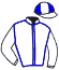 casaque portée par Geray P. jockey du cheval de course LINGREVILLE, information pmu ZETURF