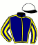 casaque portée par Peslier O. jockey du cheval de course GALAXY DREAM (FR), information pmu ZETURF