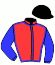 casaque portée par Grosjean J. jockey du cheval de course CAMPANIE (FR), information pmu ZETURF