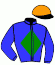 casaque portée par Revolte E. jockey du cheval de course MORWENE (FR), information pmu ZETURF