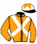 casaque portée par Grosjean J. jockey du cheval de course INARI (IE), information pmu ZETURF