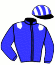 casaque portée par Seguy V. jockey du cheval de course MOMARASA (GB), information pmu ZETURF