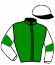 casaque portée par Zambudio Perez Mlle J. jockey du cheval de course AZORIN (IE), information pmu ZETURF