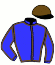 casaque portée par Merou Mlle A. jockey du cheval de course DEELEY'S DOUBLE (FR), information pmu ZETURF