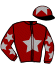 casaque portée par Metivier E. jockey du cheval de course PORTO ERCOLE (ES), information pmu ZETURF