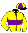 casaque portée par Lacombe Y. jockey du cheval de course ECSTASY AR (FR), information pmu ZETURF