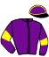 casaque portée par Delhal J. J. jockey du cheval de course ECLAIR D'HERVY (FR), information pmu ZETURF