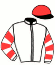 casaque portée par Guinoiseau L. jockey du cheval de course ICARE DE HOUELLE (FR), information pmu ZETURF