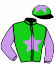 casaque portée par Mendizabal I. jockey du cheval de course OK BOOMER (IE), information pmu ZETURF