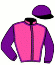 casaque portée par Auge J. jockey du cheval de course CHIRIMIRI (GB), information pmu ZETURF