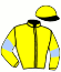 casaque portée par Veron F. jockey du cheval de course CARIBERTO (FR), information pmu ZETURF