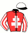 casaque portée par Martin Th. jockey du cheval de course FLO DU DERBY (FR), information pmu ZETURF