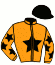 casaque portée par Paille J. jockey du cheval de course CASCADE BUROISE (FR), information pmu ZETURF