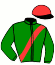 casaque portée par Audebert E. jockey du cheval de course DANCELLI(NOR) (NO), information pmu ZETURF